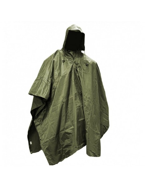 Army Hunting Hiking Waterproof Poncho Ripstop Olive 10630001