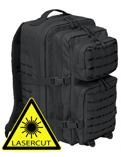 Brandit Backpack LaserCut Large 40 Litara Black