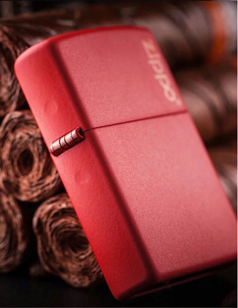 Original Zippo Lighter Red Matte 233