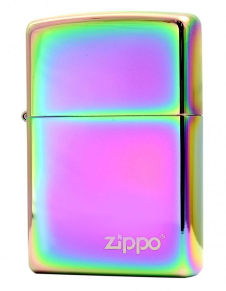Original Zippo Lighter Spectrum Multi Color High Polish Zippo Logo 151ZL