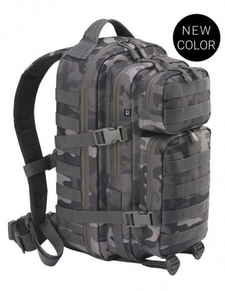 Brandit Camping Hiking Army Molle Backpack US Cooper Medium Gray Camo 8007
