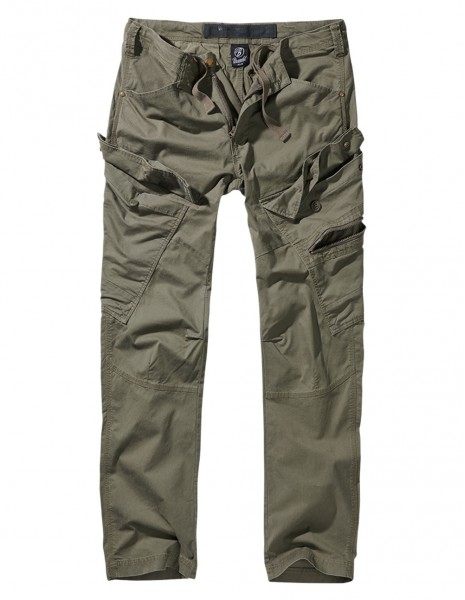 Brandit Adventure Slim Fit Outdoor Trousers Olive 9470