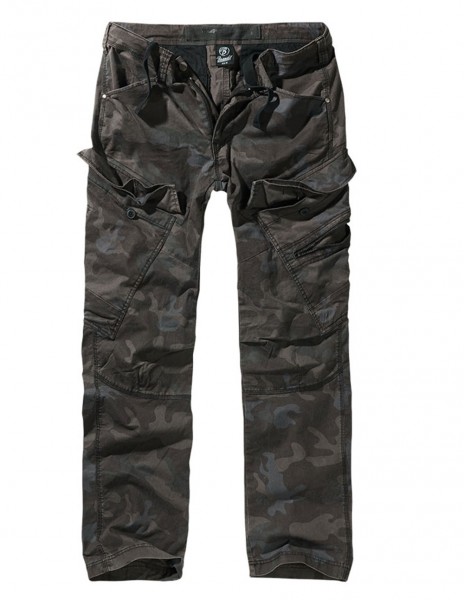 Brandit Adventure Slim Fit Outdoor Trousers Dark Camo 9470