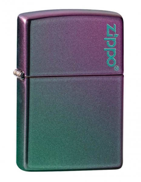 Original Zippo Lighter Classic Iridescent Zippo Logo 49146ZL