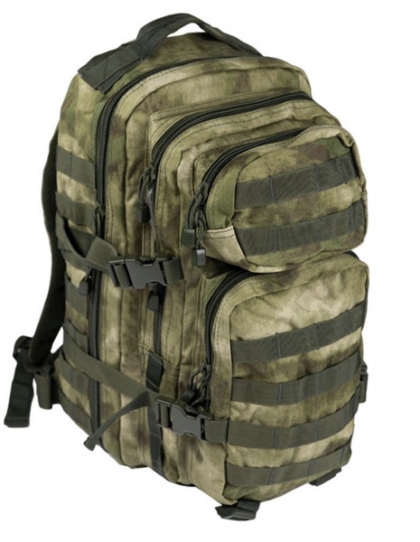 Outdoor Camping Hiking Army Backpack Assault 25L A-Tacs FG 14002059