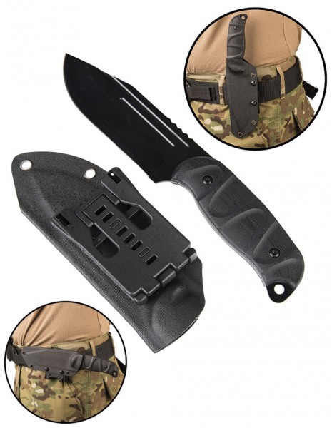 Miltec 15362500 Vojnički Combat Commando Borbeni Nož G10 Kydex® Futrola