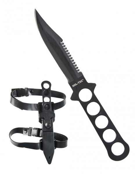 Miltec 15380000 Diving Knife M10 Classic Black