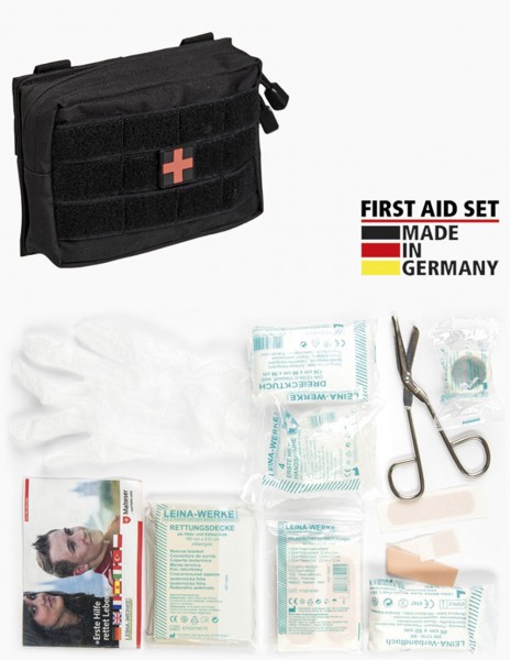 Miltec 16025302 Leina-Werke First Aid Set Small Black