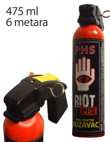 Profesional Pepper Spray Tear Gas PHS PRO MK9 475ml