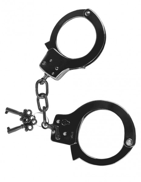 Miltec 16202000 Classic Steel Nickel Police Handcuffs Black