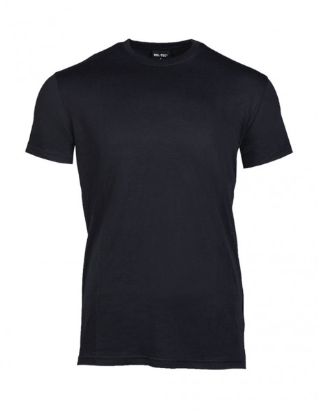 T-Shirt Big Size US Style Black Cotton  11011002