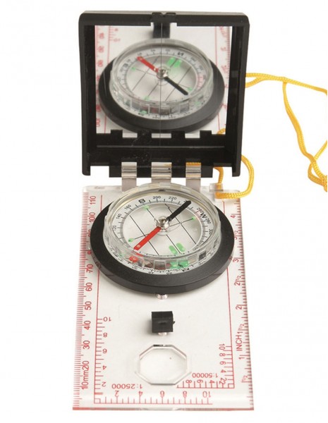 Miltec 15797000 Orientation Map Compass With Mirror