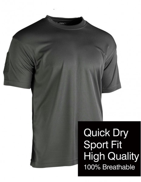 Tactical Quick Dry Sport Gym T-Shirt Urban Gray 11081008