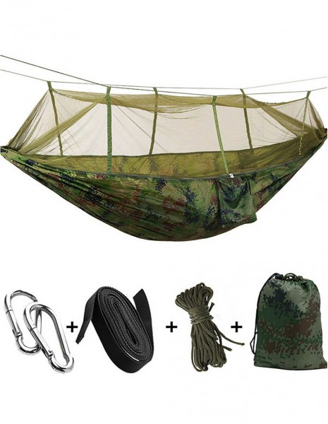 Parachute Hammock Insect Net Two Person Digital Woodland