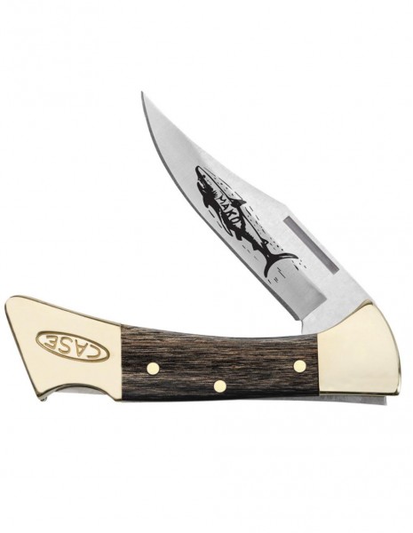 Case 00169 StaminaWood Mako Leather Sheath Pocket Knife