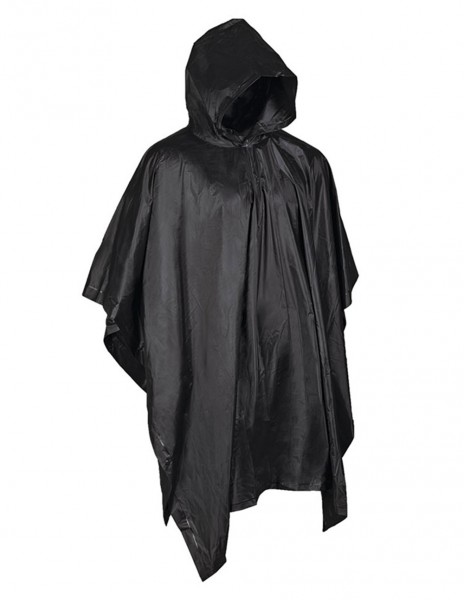 Miltec 10628502 Classic Poncho Vodootporna Kabanica Black