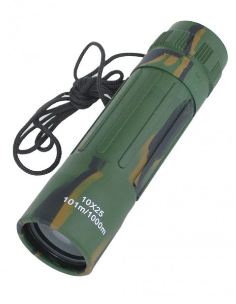 Miltec 15705020 Waterproof Hunting Hiking Airsoft Outdoor Monocular 10x25 Camo