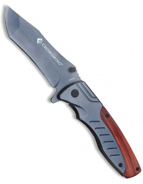 Chongming CM85 Tanto Hibrid Folding Pocket Knife