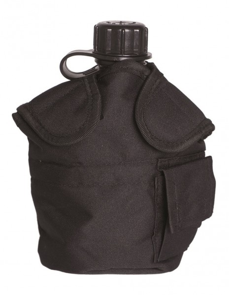 Miltec 13493402 US Molle Pouch for US Water Bootle 1 Liter Black