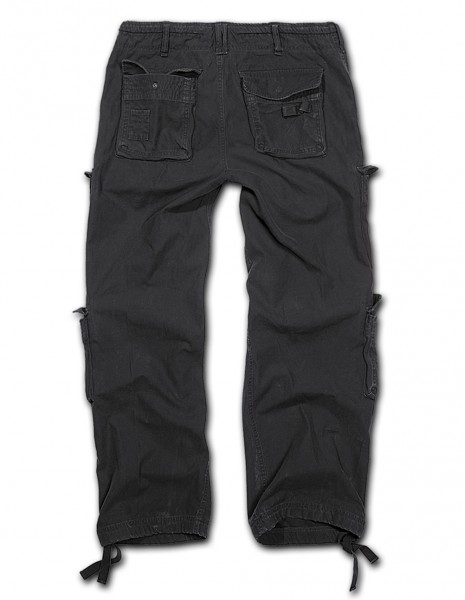 Brandit 1003 Pure Vintage Cargo Pants Black