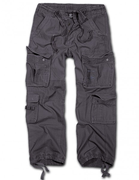 Brandit 1003 Pure Vintage Cargo Pants Antracite Gray