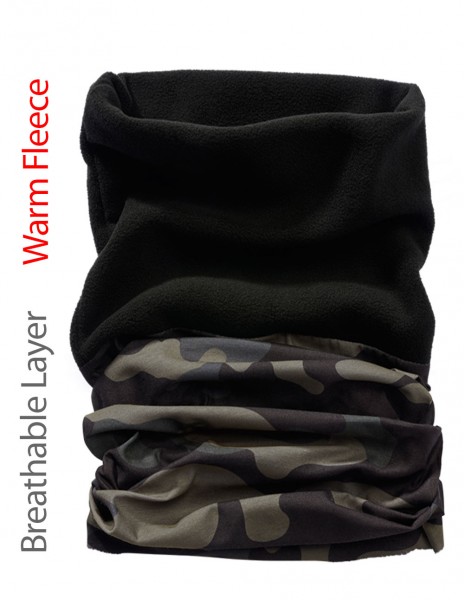 Brandit 7018-4 Multifunkcionalni Fleece Ovratnik Dark Camo