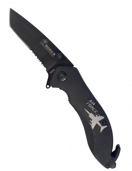 Boker B030 Folding Pocket Knife Tanto Blade Air Force