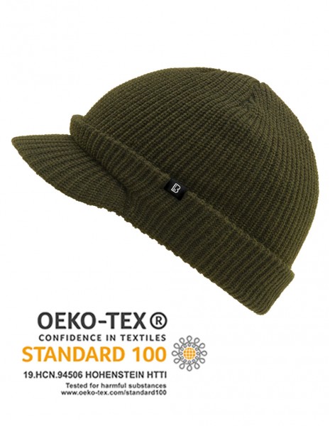 Winter Cap Brandit Shield Oeko-Tex Olive 7011-1
