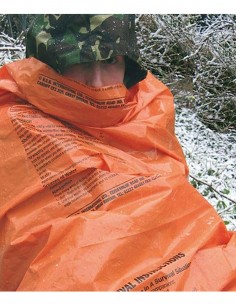 BCB BAD WEATHER BAG Orange Emergency Survival Blanket Hiking Sleeping Foil Bivi 