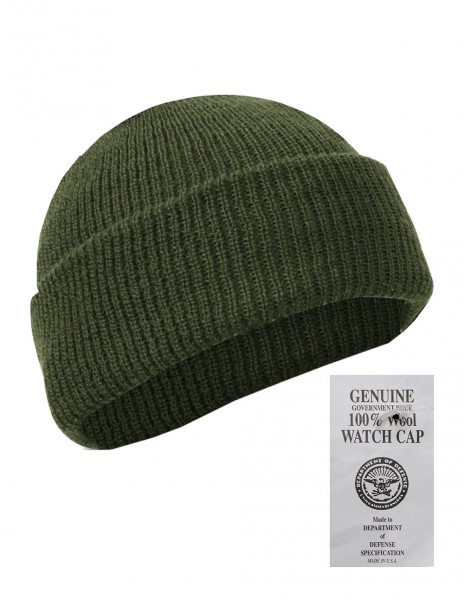 Army Wool Hiking Discount 12140001 Cap Olive Hunting Winter US 100%