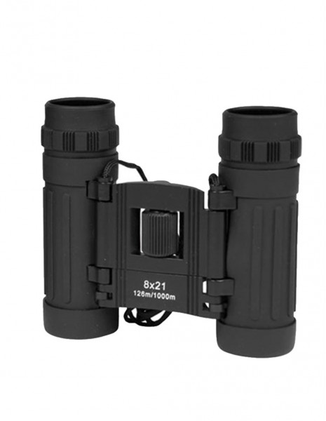 Miltec Collapsible Binocular 8x21 Black