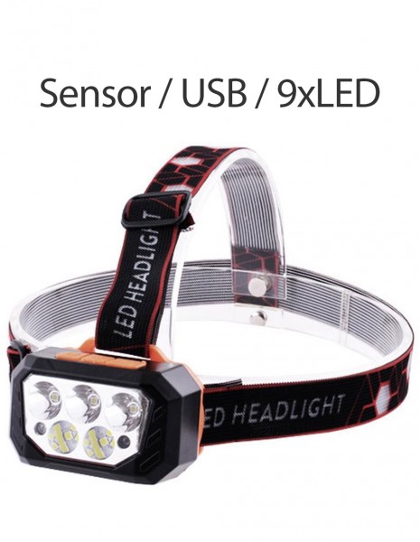 Naglavna Lampa SQ-870 / Sensor / USB