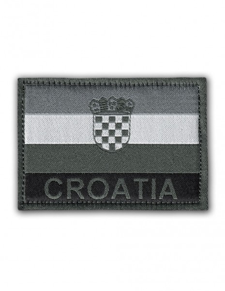 Patch Velcro Croatia Dark Gray