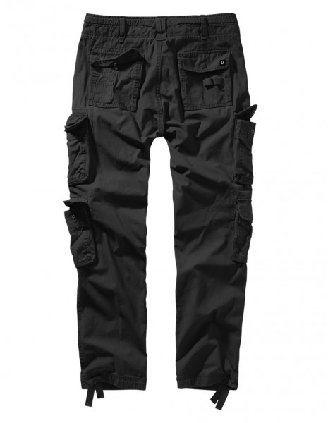 Brandit 1016-2 Pure Slim Fit Cargo Pants Black