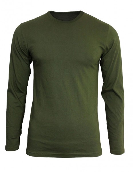 Miltec Long Sleeve T-Shirt US Style Olive Army 11065001 Sale