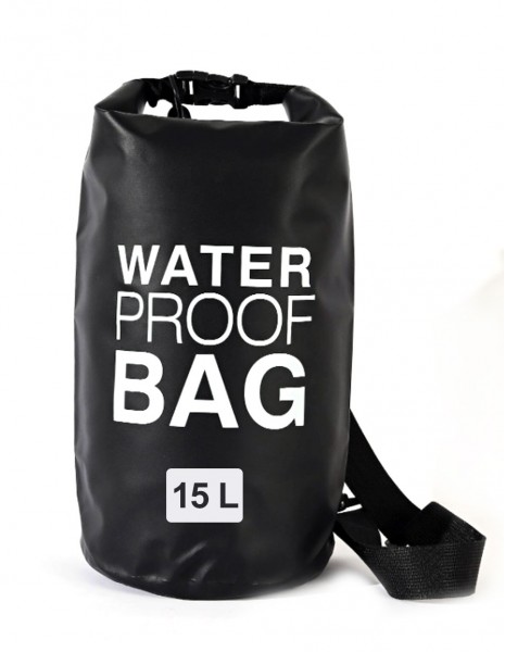 Dry Bag Waterproof 15L Black