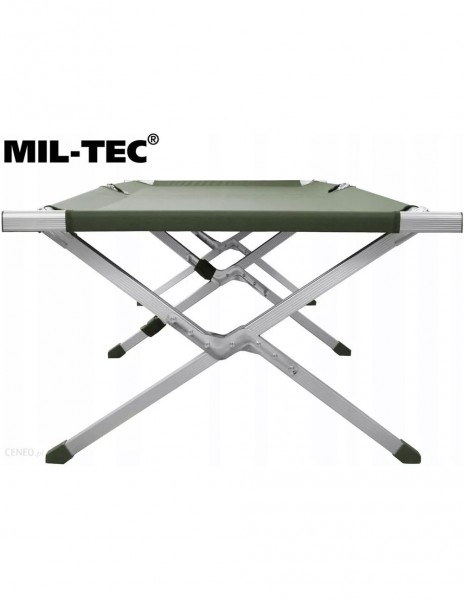 US Style Alu Folding Camping Bed Olive Miltec 14402001