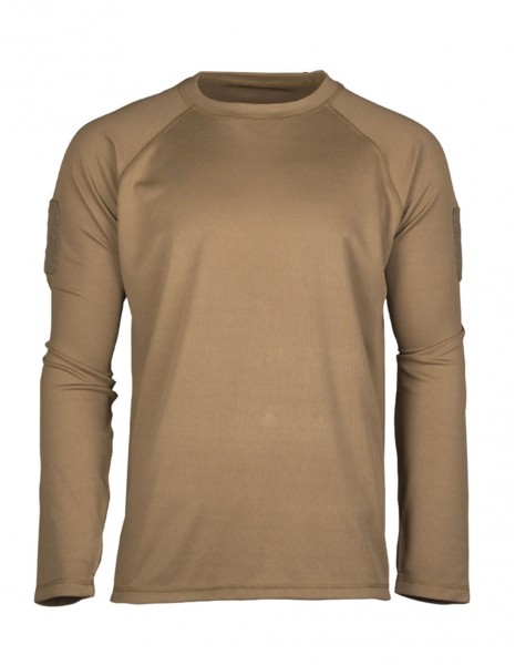 Tactical Quick Dry T-Shirt Long Sleeve Coyote Miltec 11082019
