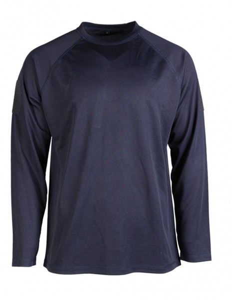Tactical Quick Dry T-Shirt Long Sleeve Navy Miltec 11082003