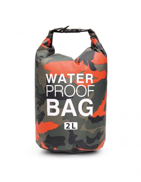 Waterproof Dry Bag 2L Camo Orange
