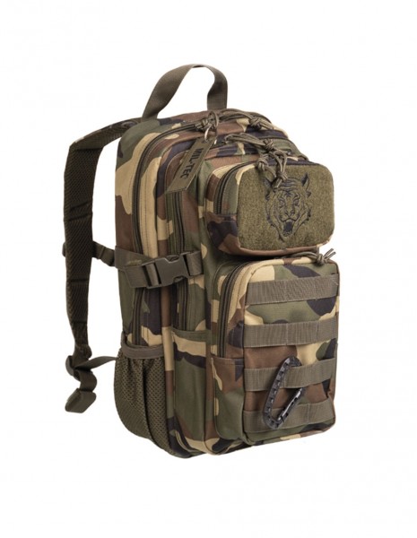 Outdoor Camping Hiking Army Kids Backpack Assault 15L Woodland Miltec 14001120
