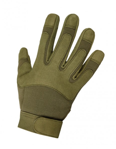 Tactical Army Lether Gloves Olive Miltec 12521001