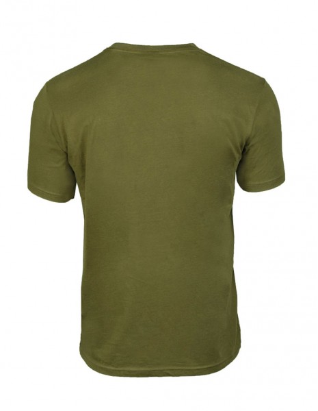 Gym Sport T-Shirt Army Logo Olive Miltec 11063001
