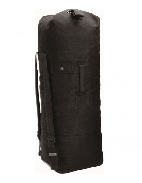 US Canvas Duffle Bag Black Miltec 13853002