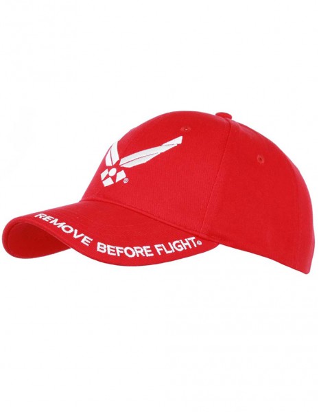 Fostex Baseball Deluxe Cap Remove Before Flight Red 215157-278