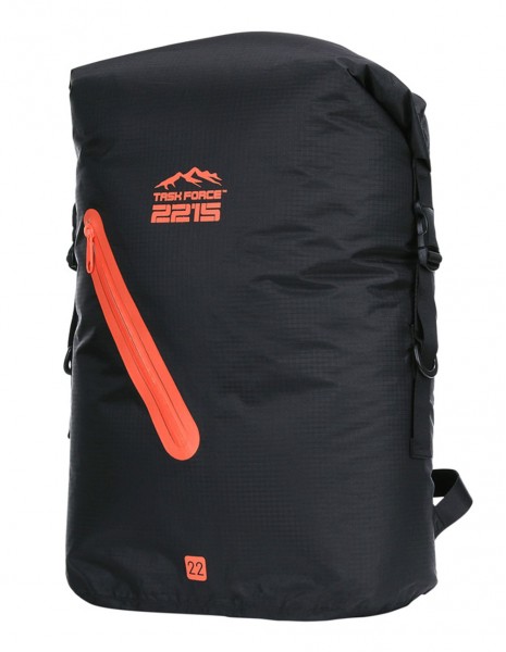 TF-2215 Beavertrail Ultralight Waterproof Drybag 22L / Black/Orange