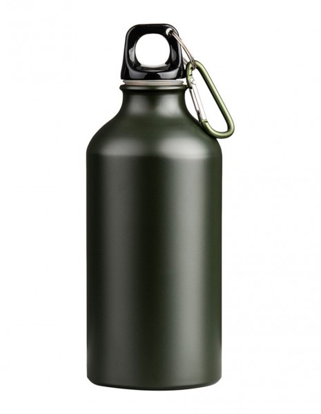 Fosco / Aluminum Water Bottle 550ml + Carabiner / Olive