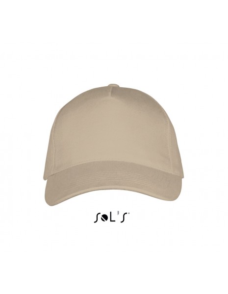 Sol's / Baseball Cap / Long Beach / 5 Panels / Beige