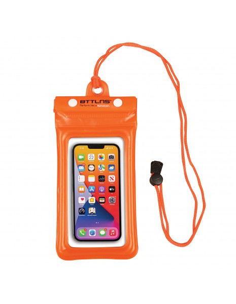 Aqua / Floating Pouch 8 / Waterproof Case For Mobile Phone / Orange