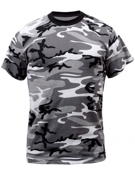 Miltec 11012022  Camouflage T-Shirt Cotton Urban Camo